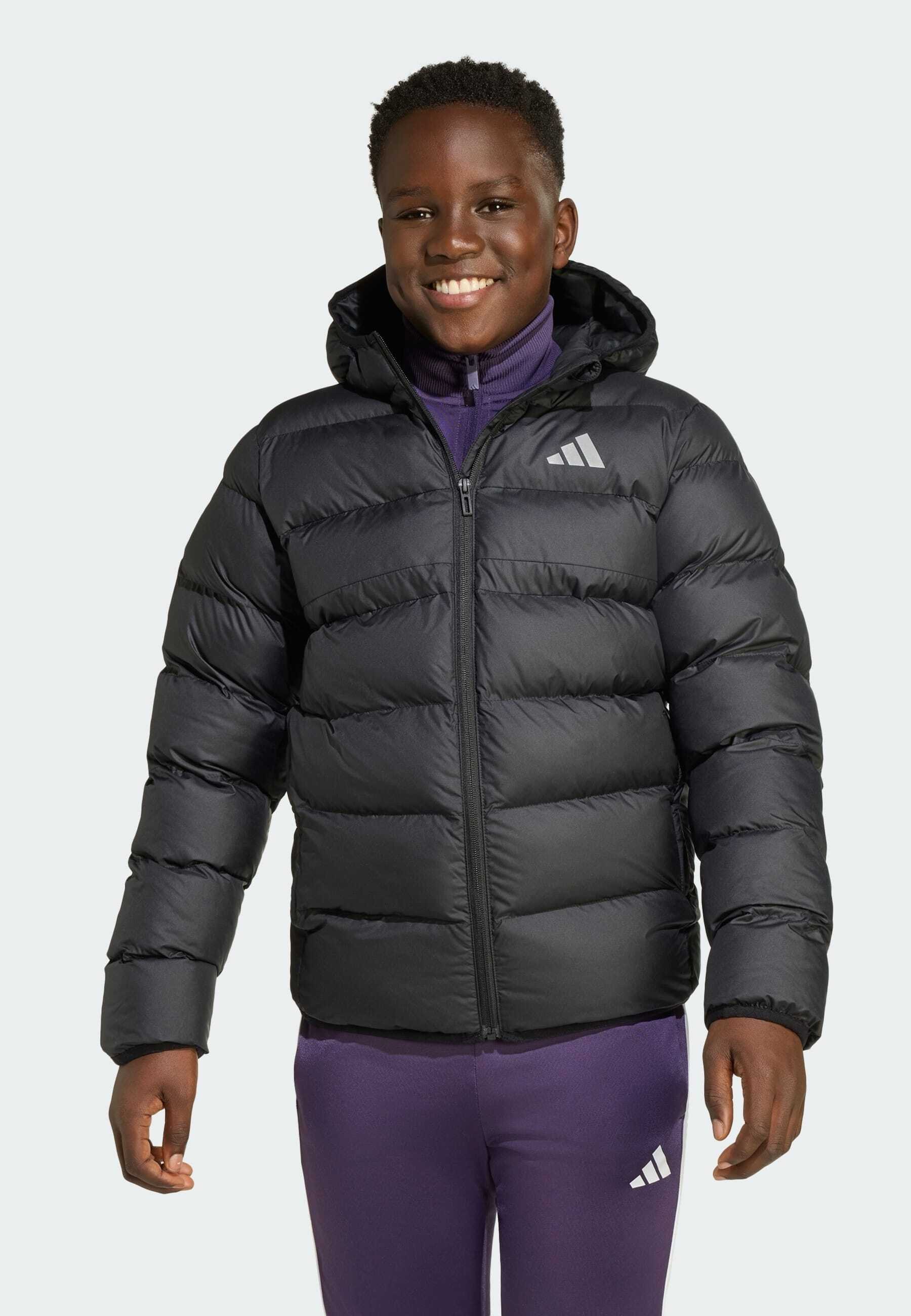 adidas Performance JACKET JUNIOR UNISEX - Winterjas - zwart zwart zwart