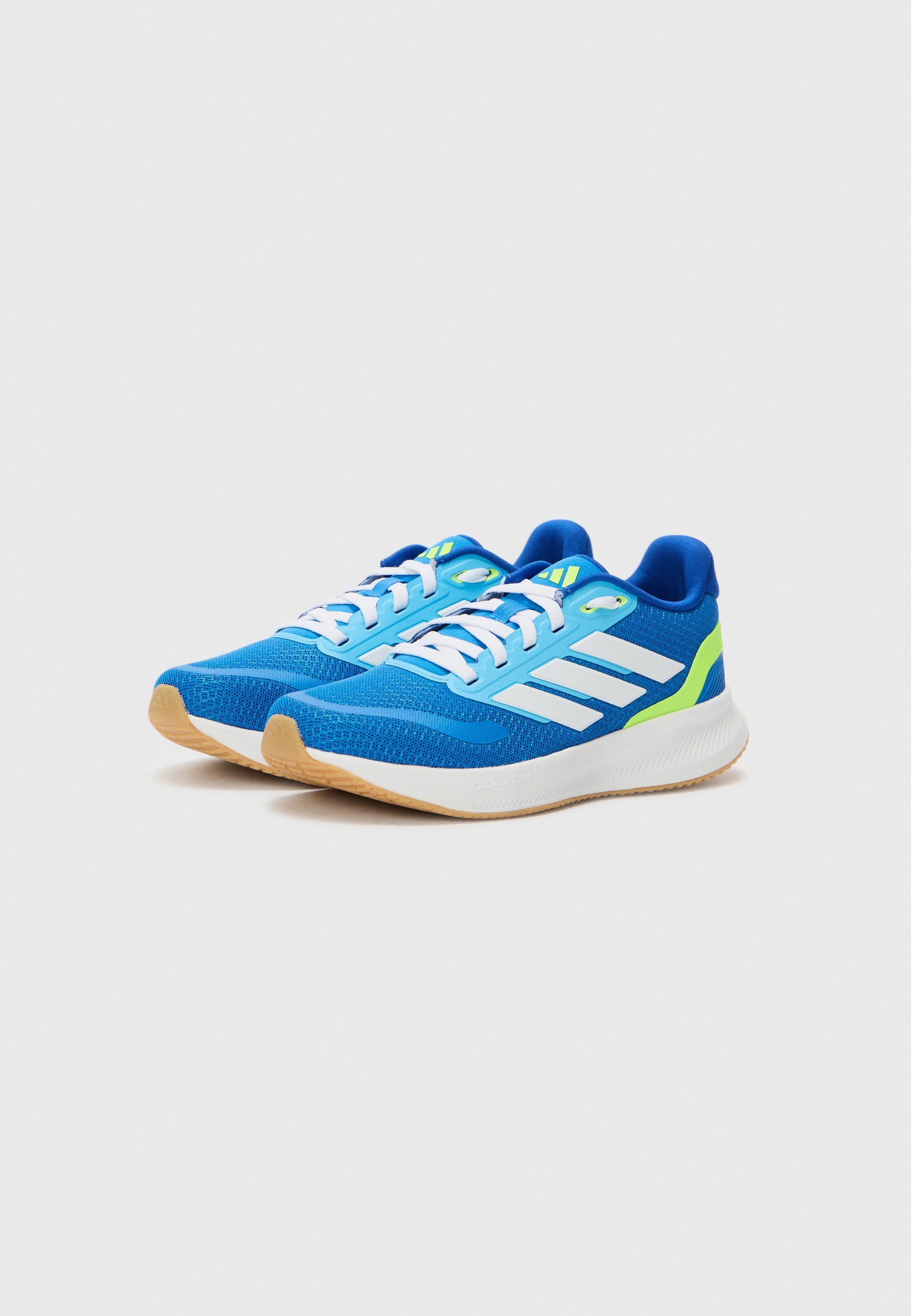 adidas Performance RUNFALCON - Scarpe da corsa su strada - royal brillante/bianco ftwr/limone lucido
