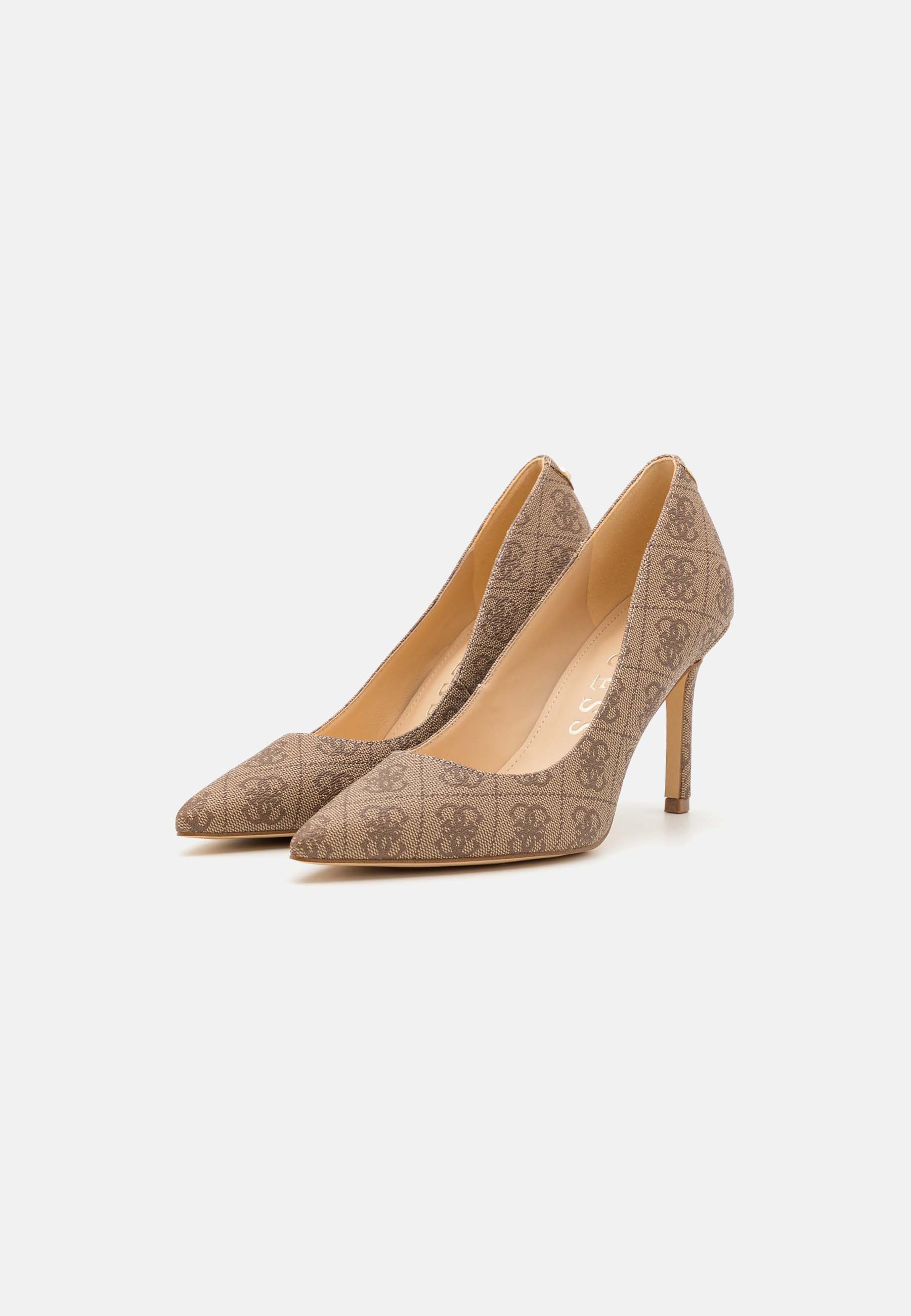 Guess DABBEY 2 - Scarpe con tacco classiche - beige/marrone
