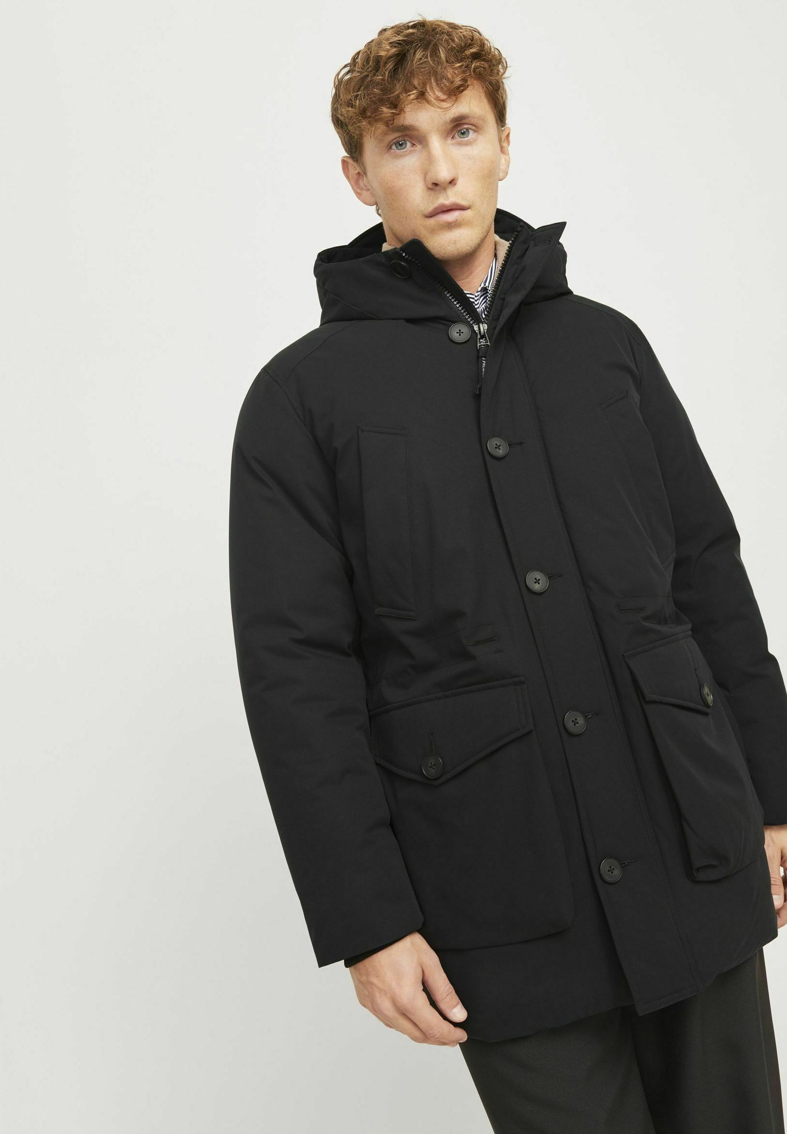Jack & Jones PREMIUM winterjas - zwart
