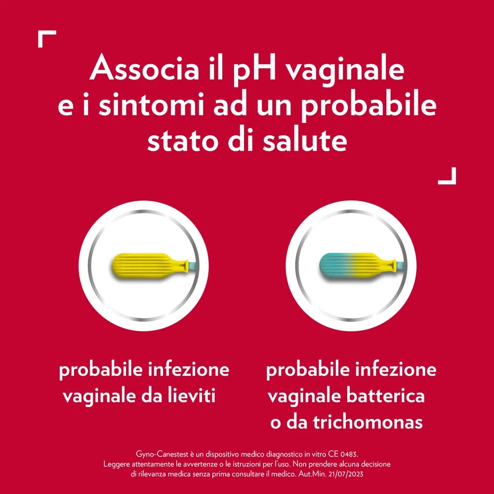 GYNOCANESTEN Hisopo vaginal Gyno-Canestest para el autodiagnóstico de infecciones vaginales