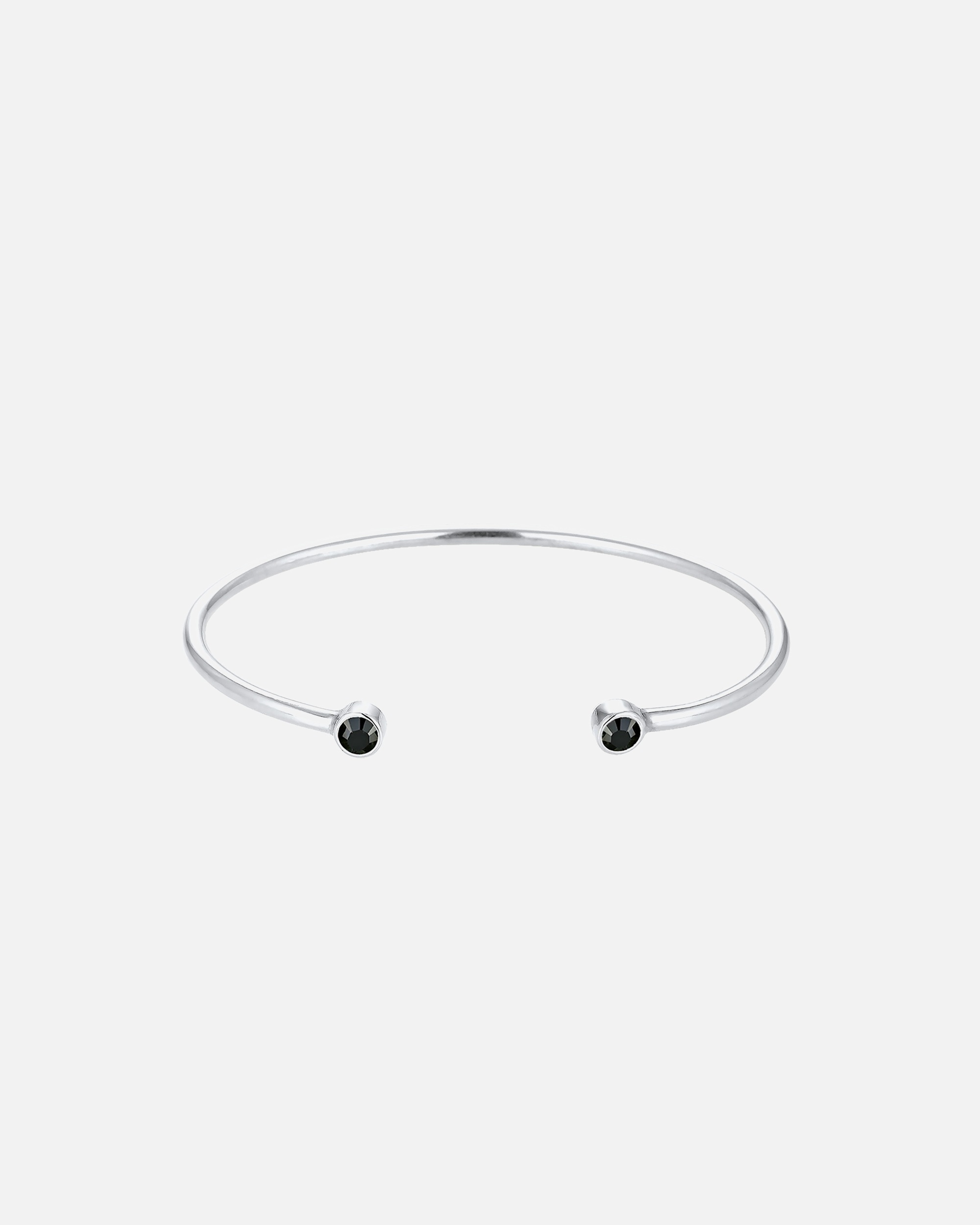 Elli Femmes anneau de bras géo minimaliste avec cristaux en argent sterling 925