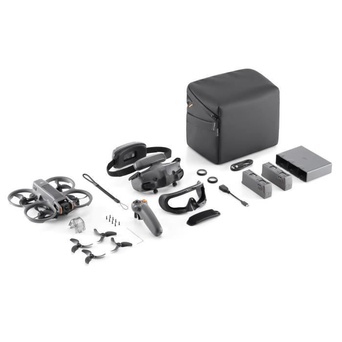 Kit drone - DJI - Avata 2 + Stabilizzatore RC Motion 3 + Cuffie Google 3 + 3 Batterie