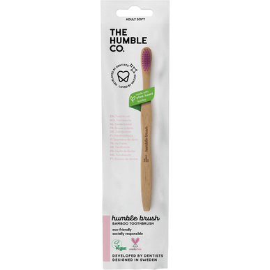 Cepillo de dientes plano suave de bambú Humble Co. 1 unidad 1 unidad