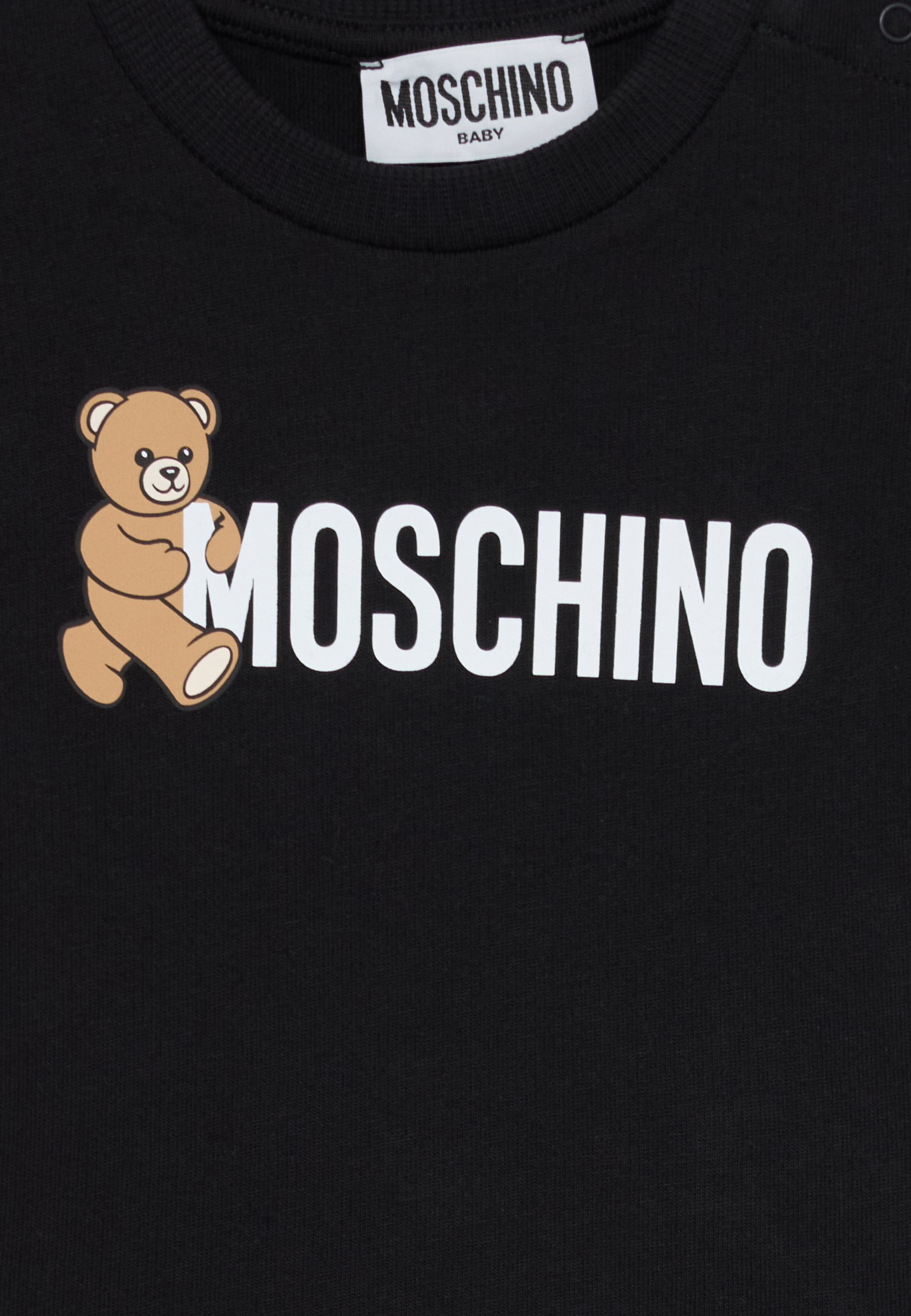 MOSCHINO BABY UNISEX - T-shirt met print - zwart