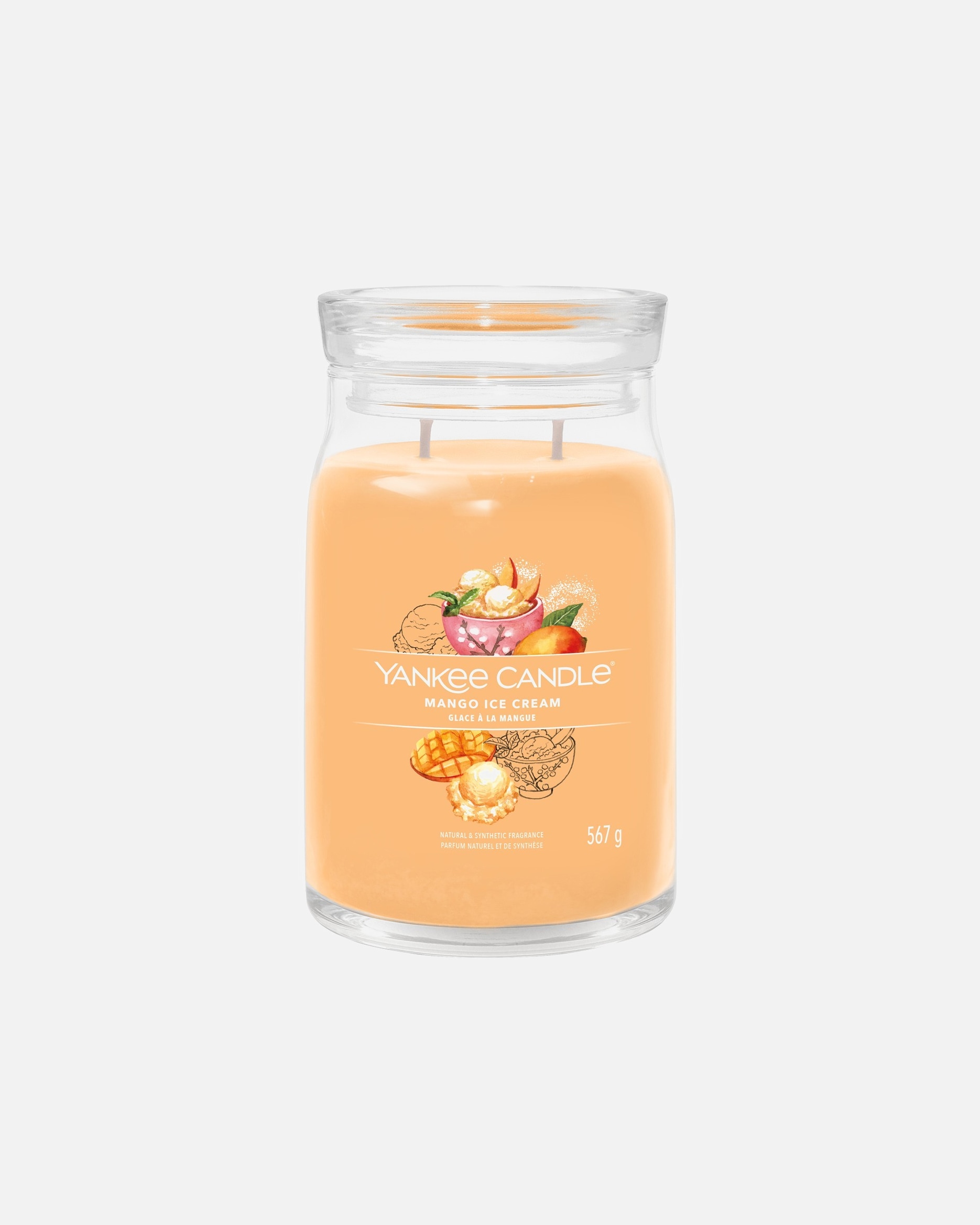 YANKEE CANDLE Grande Jarre Glace à la Mangue