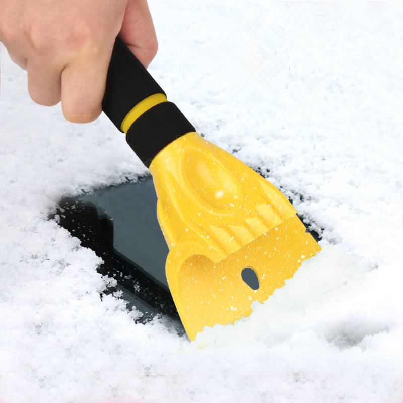 Grattoir à glace pour pare-brise de voiture, grattoir à neige antidérapant, outil de déneigement, accessoires d'hiver