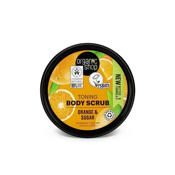 Bio-Körperpeeling Orange & Zucker, 250 ml