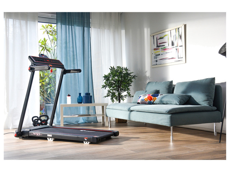 Christopeit Sport futópad »TM 750S«, 16 edzésprogram, 900 watt, szállító kerekekkel