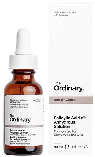 2% bezvodý roztok kyseliny salicylovej Peelingy na tvár