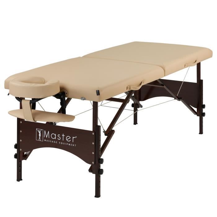 Master Massage 71cm Argo opklapbare massagetafel - Beige