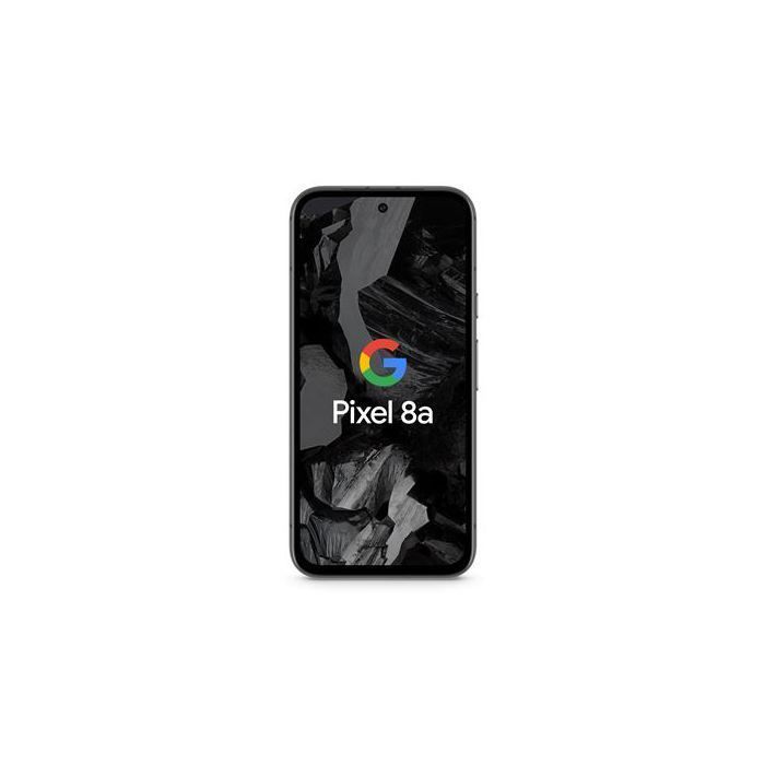 Teléfono móvil - GOOGLE - Google Pixel 8A - 128 GB - Negro - Incluye funda transparente