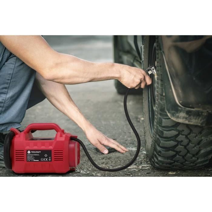 Compresor - TOOLCRAFT - KLK-118 - 2 hp - 24 l - 10 bar