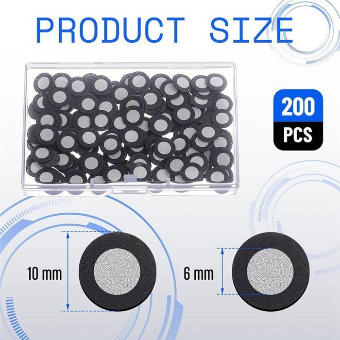 600 3D Magnetic Tracking Points for Scanner, 6.0 mm Inner Diameter, 10 mm Outer Diameter, Reference Point Marker for