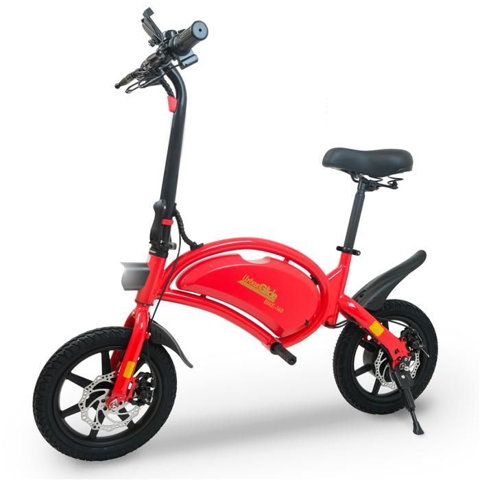URBANGLIDE eBike 140 Rød – Elektrisk løbecykel 25 km/t 18 km