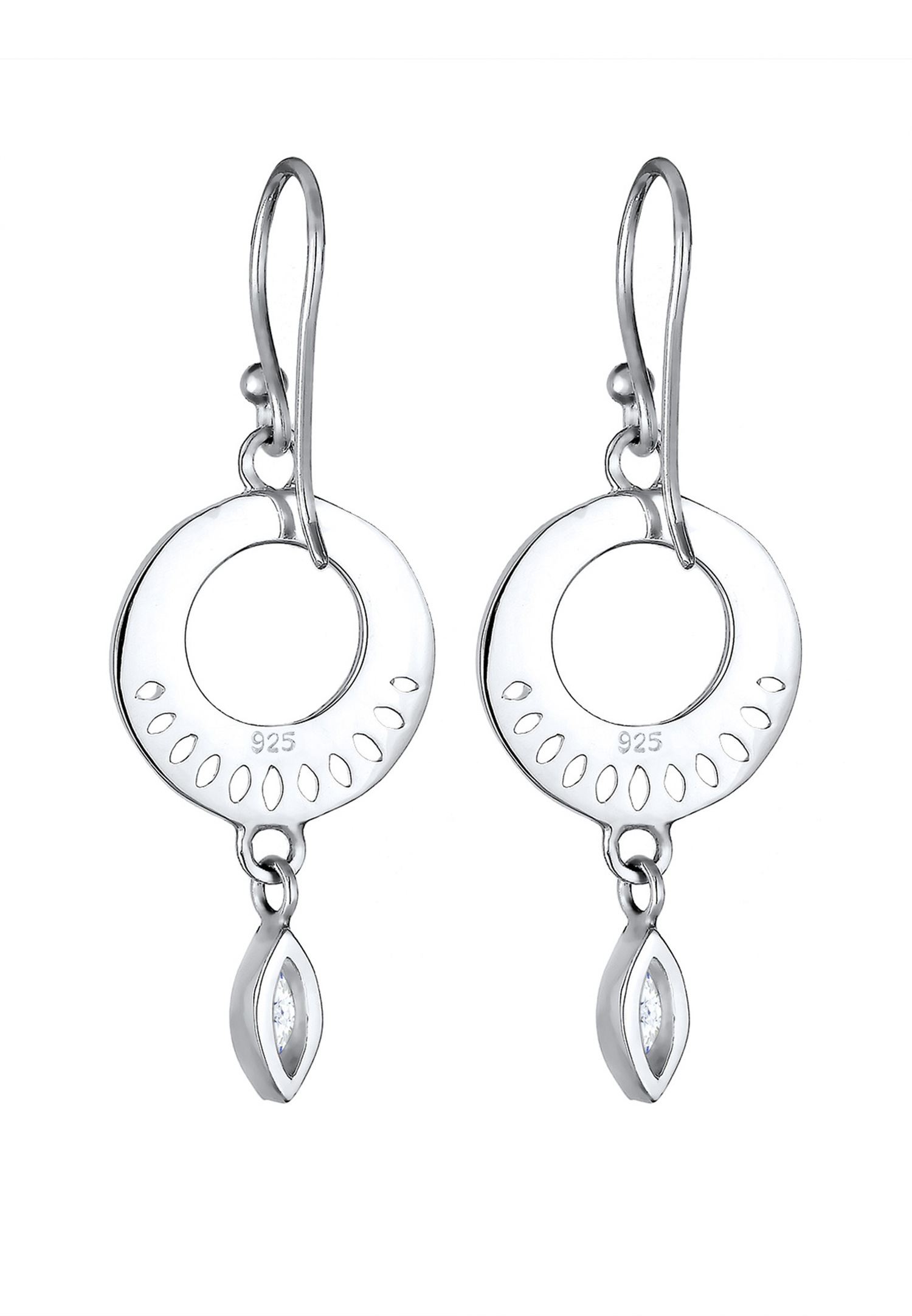 Elli PREMIUM Ornament Zirkonia Marquise 925 Sterling Silber