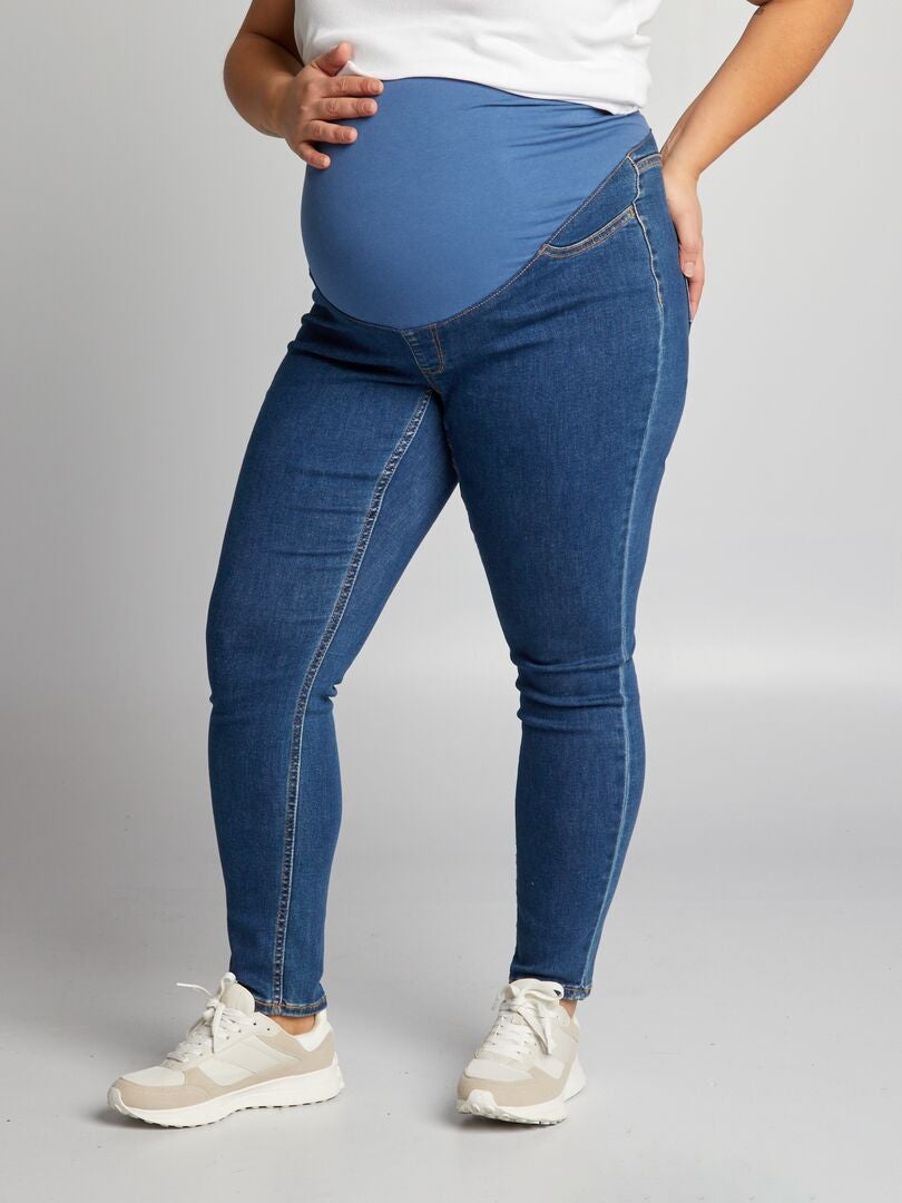 Calça de Moletom para Gestantes - AZUL