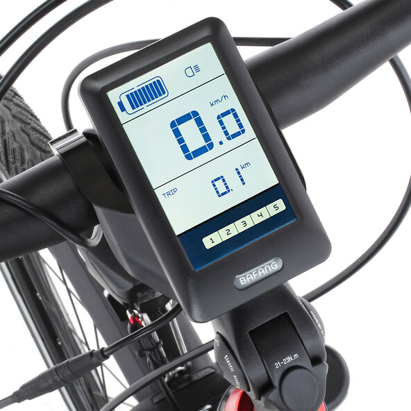 Bicicleta elétrica de trekking VIATOR 2.0 masculina de 28 polegadas