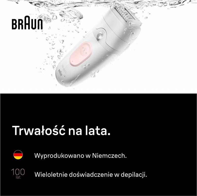 Braun Silk-épil 5 5-251 epilator za mokro in suho britje