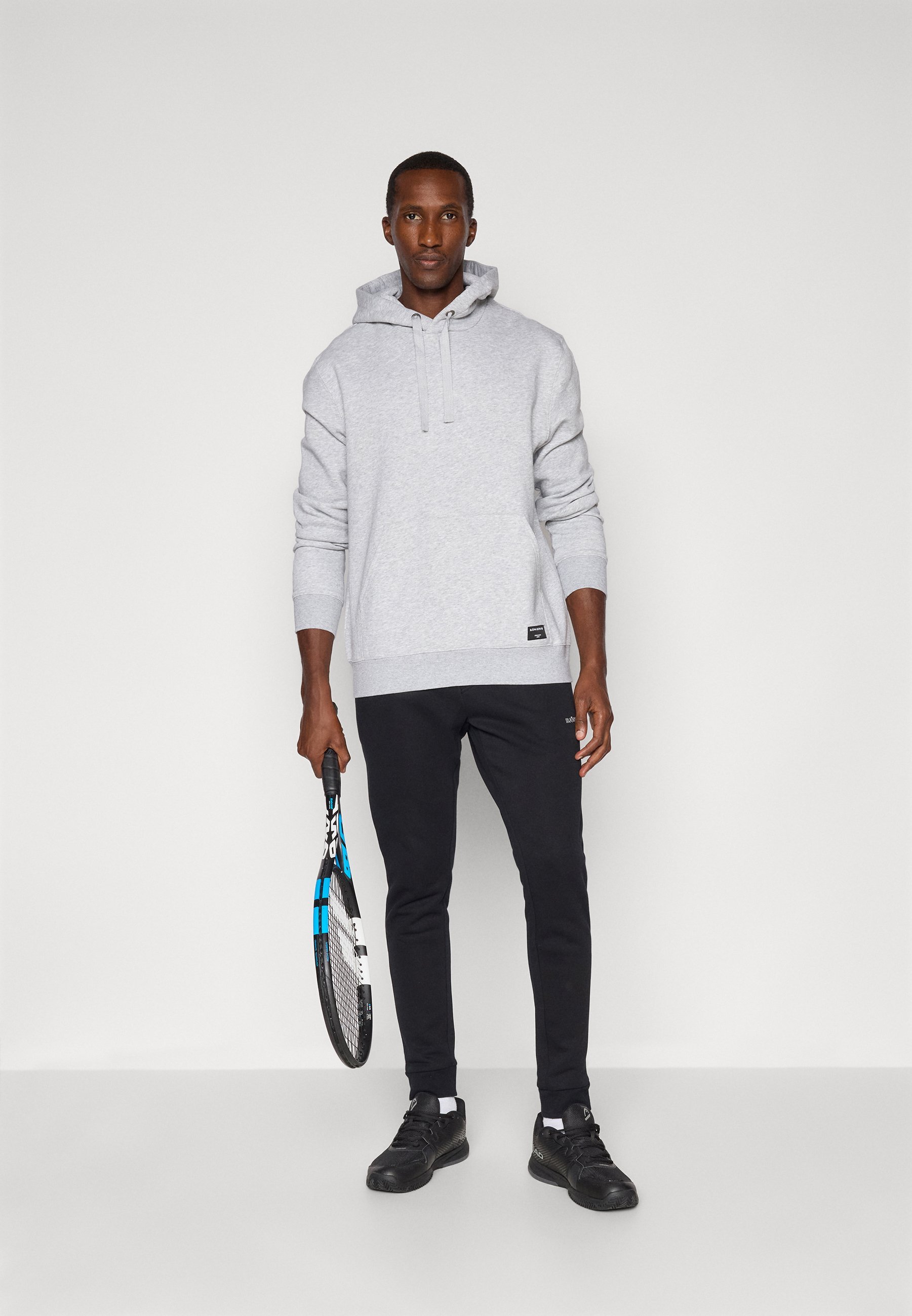 Björn Borg CENTRE HOODIE - Hoodie - lichtgrijs