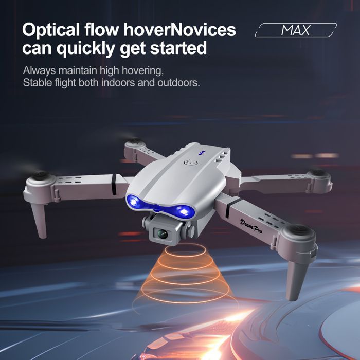 Drone with Camera, Remote Control with Screen, Foldable RC Quadcopter Drone for Beginners, Toy for Boys and Girls, Christmas Gifts, Gray