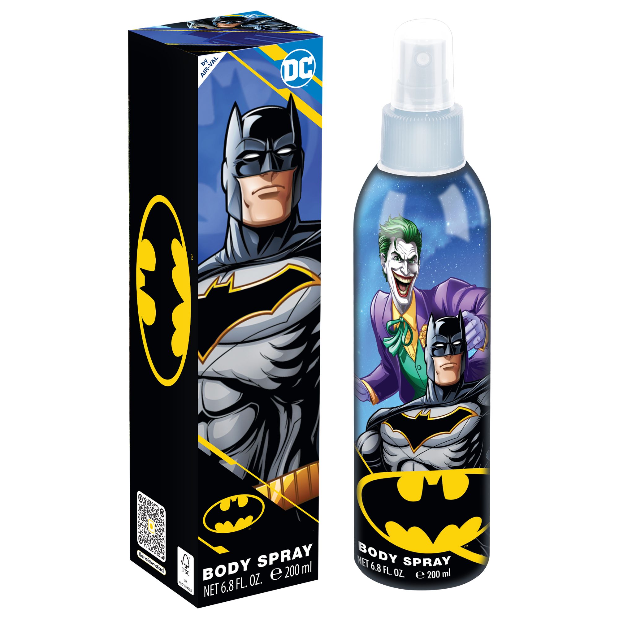 Batman & Joker ķermeņa aerosols Smaržas bērniem
