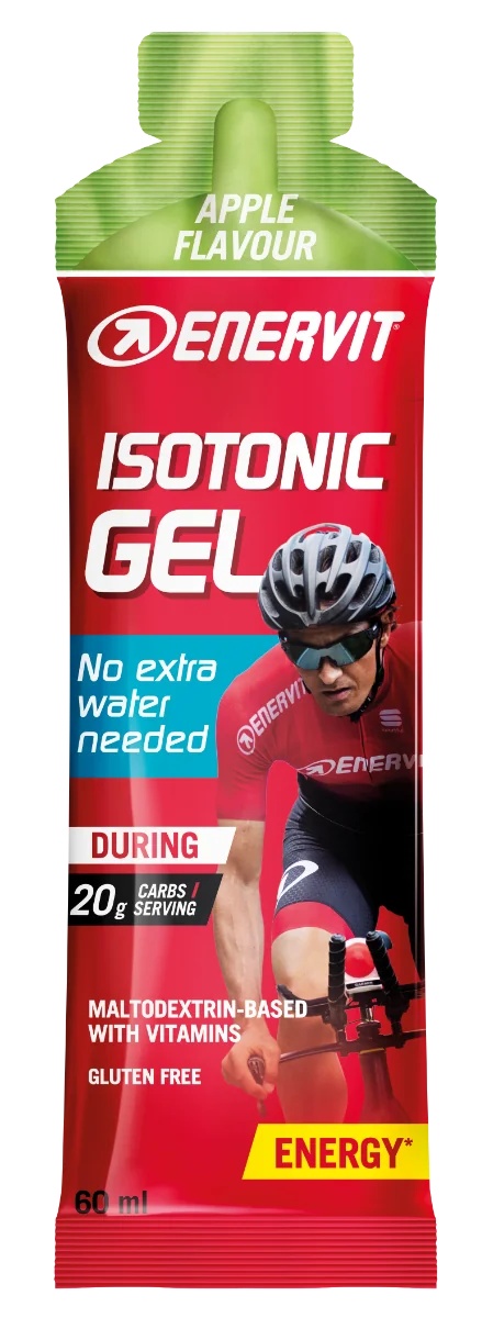 ENERVIT Gel isotónico deportivo sabor manzana 60 ml con vitamina B6