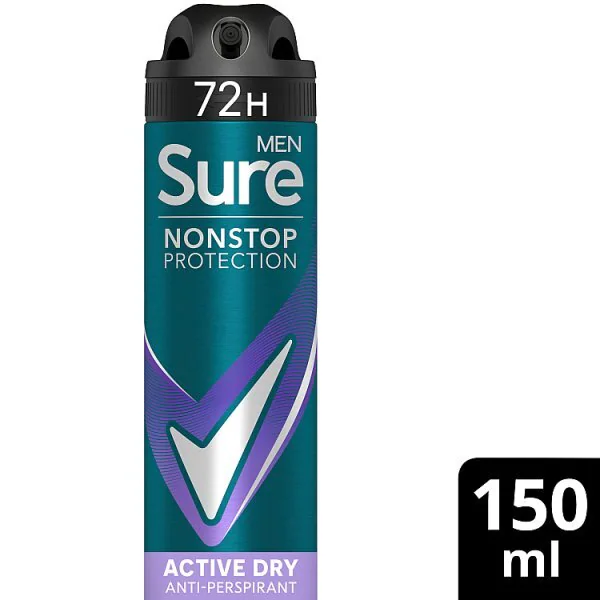 Sure Men antiperspirant deodorant v aerosóle Nonstop Active 150ml