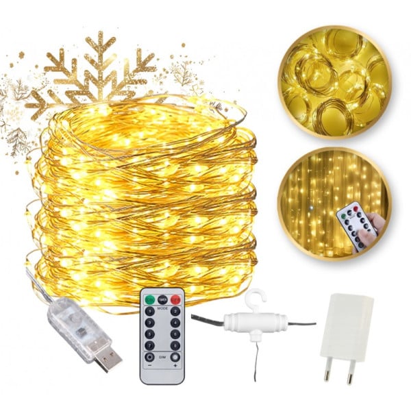Kurtyna świetlna lampki LED 3mx3m   uchwyty i programator