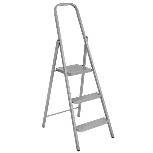 Drabina składana, wielofunkcyjna wys.123 cm schodki stalowe 3-stopniowe