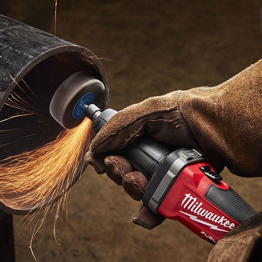 Esmerilhadeira Milwaukee 18 V com cabo de 1/4 de polegada M18FDG0