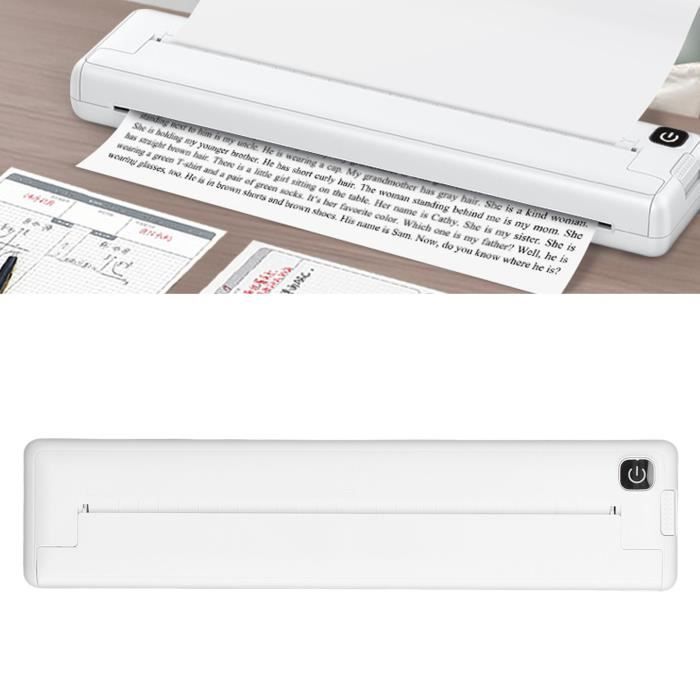 A4 Thermal Printer - DUOKON - Mini Portable Printer - 200dpi - Bluetooth - Eco-friendly