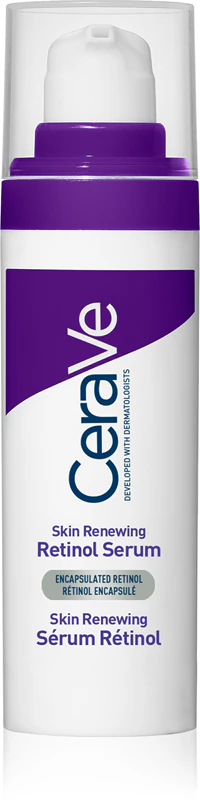 CeraVe Skin Renewing Retinol Serum: sérum antirrugas com retinol que renova a barreira protetora da pele.