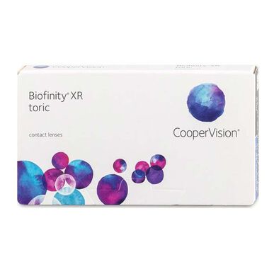Biofinity XR Torische contactlenzen, 3 of 6 stuks.