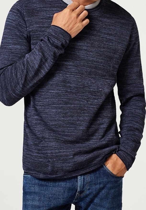 Pull EDC by Esprit - bleu foncé