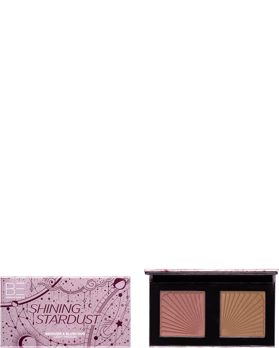 BE CREATIVE MAKE UP SHINING STARDUST COLLECTION Dvojac bronzera i rumenila