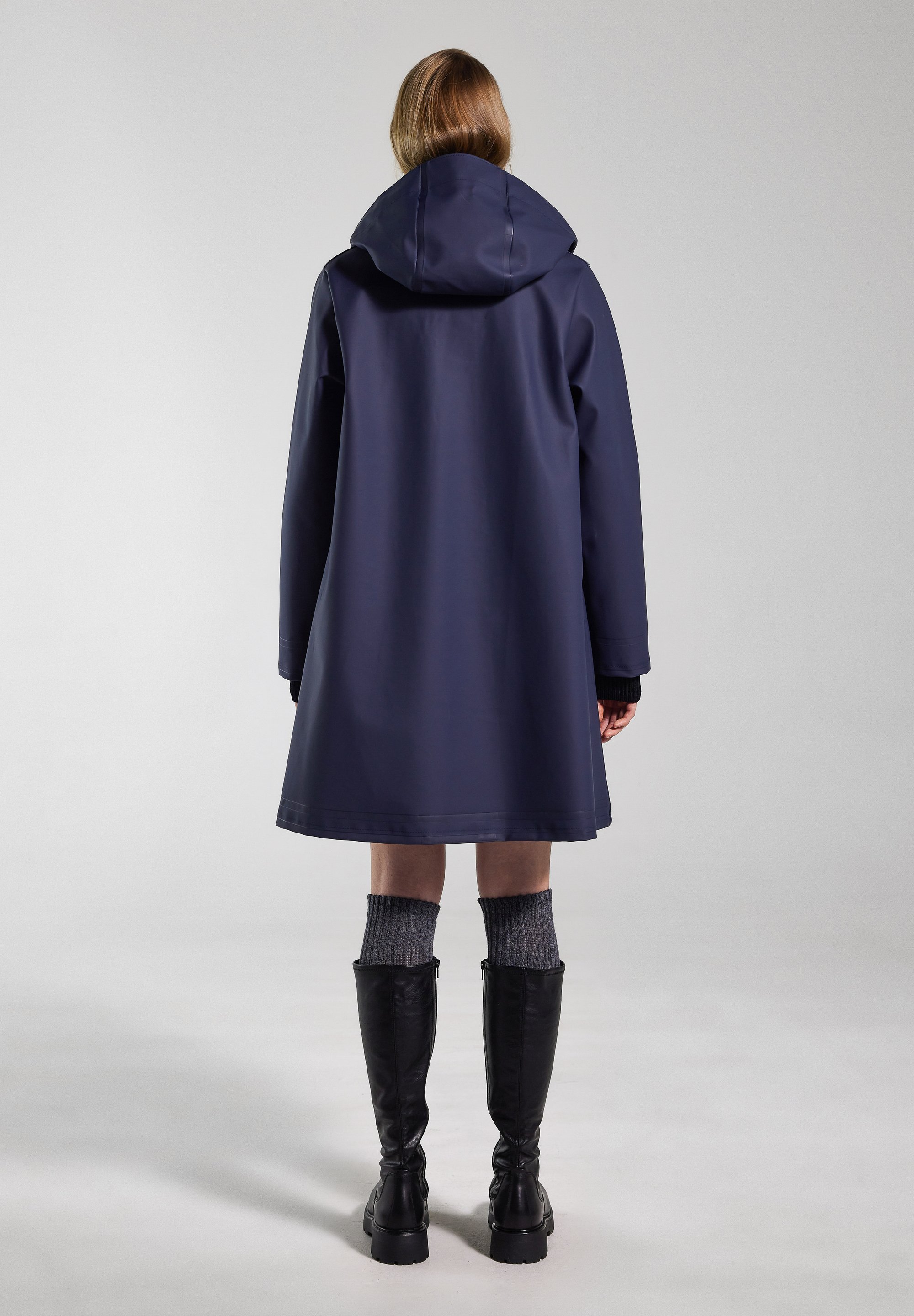 Stutterheim STUTTERHEIM X LYLE & SCOTT JACKE - Wasserdichte Jacke - Marineblau