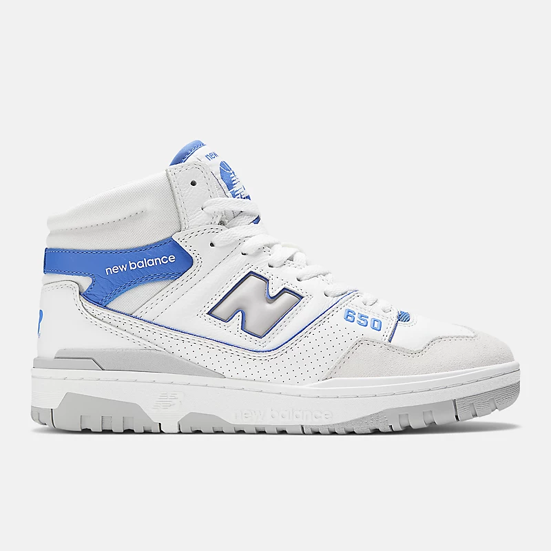 Masculino 650 - branco com azul marinho e angorá