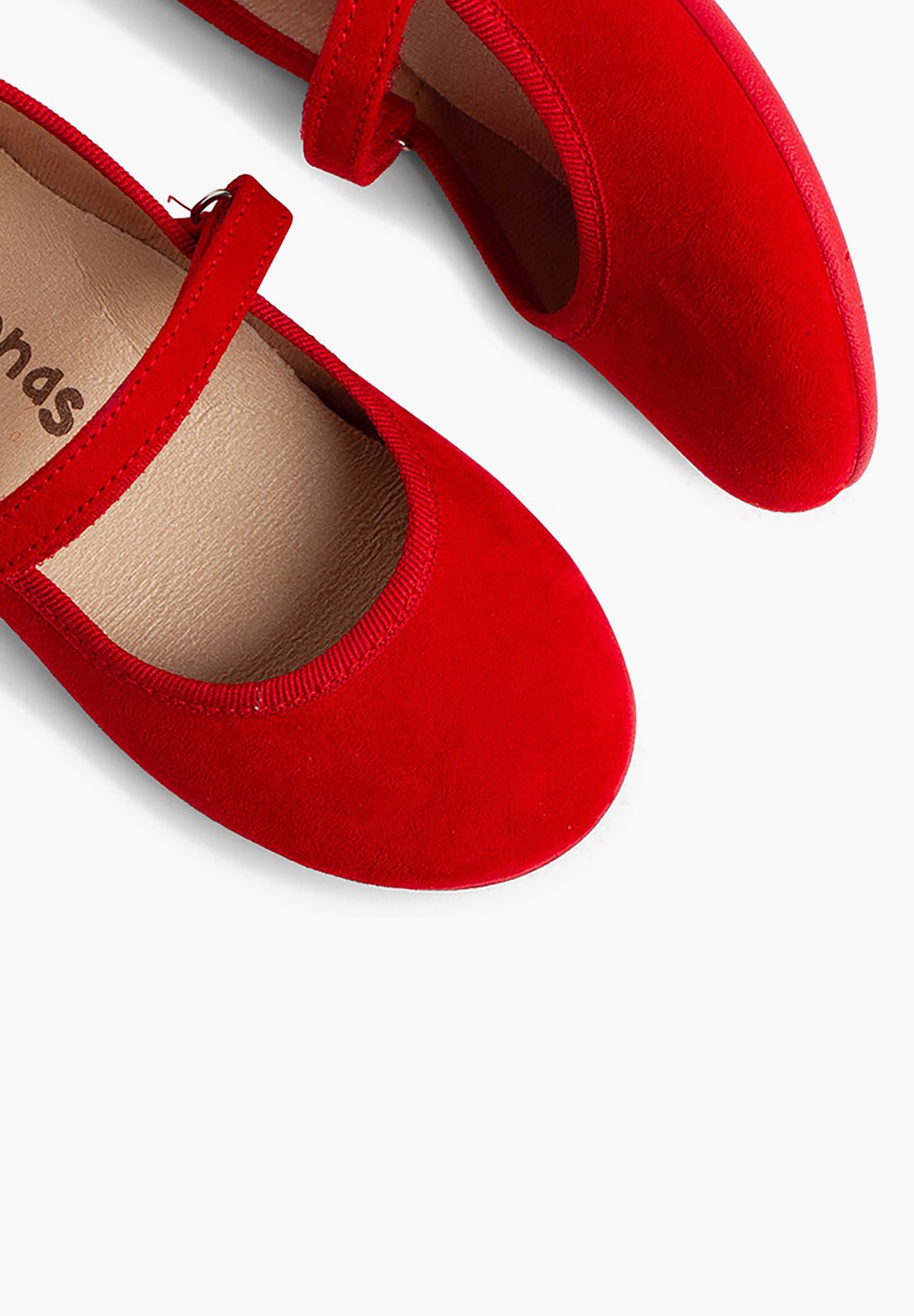 Scarpine Pisamonas per neonati - rosse
