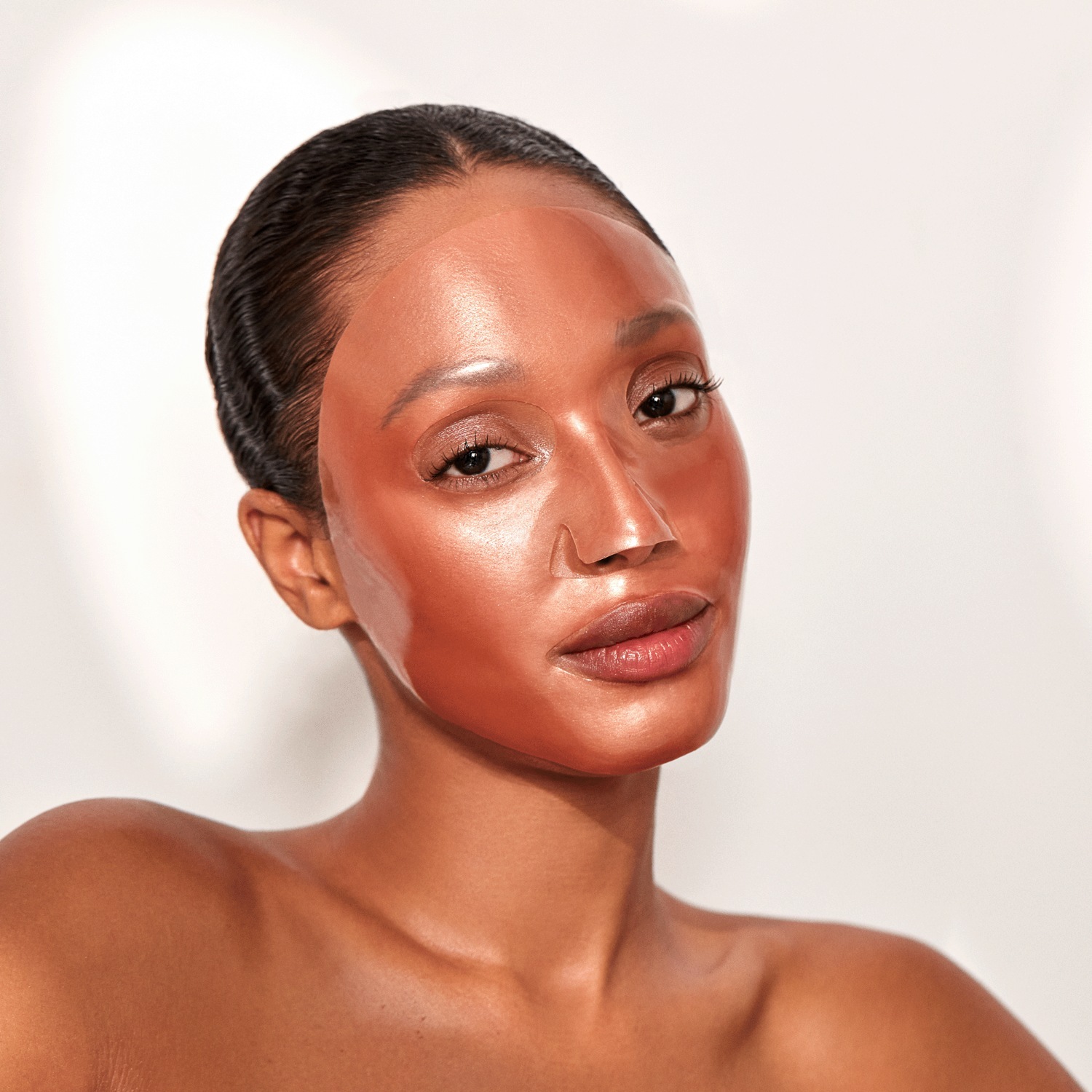 111Skin maska za obraz v tkanini Rose Gold, posvetlitvena maska za obraz - 150 ml