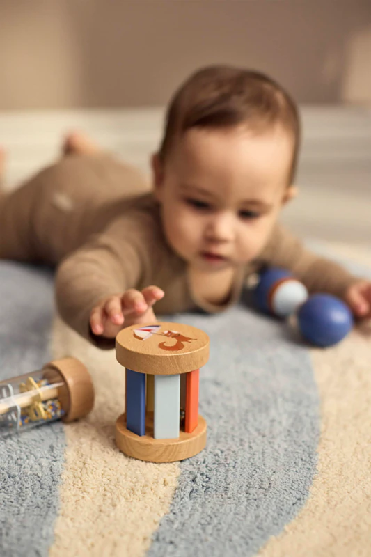FILIBABBA Spielset Mein erstes sensorisches Holzspielzeug-Set für Kinder