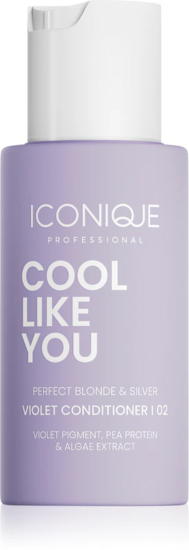 ICONIQUE Professional COOL LIKE YOU Perfect Blonde & Silver Violet Conditioner Neutraliseert gele tinten