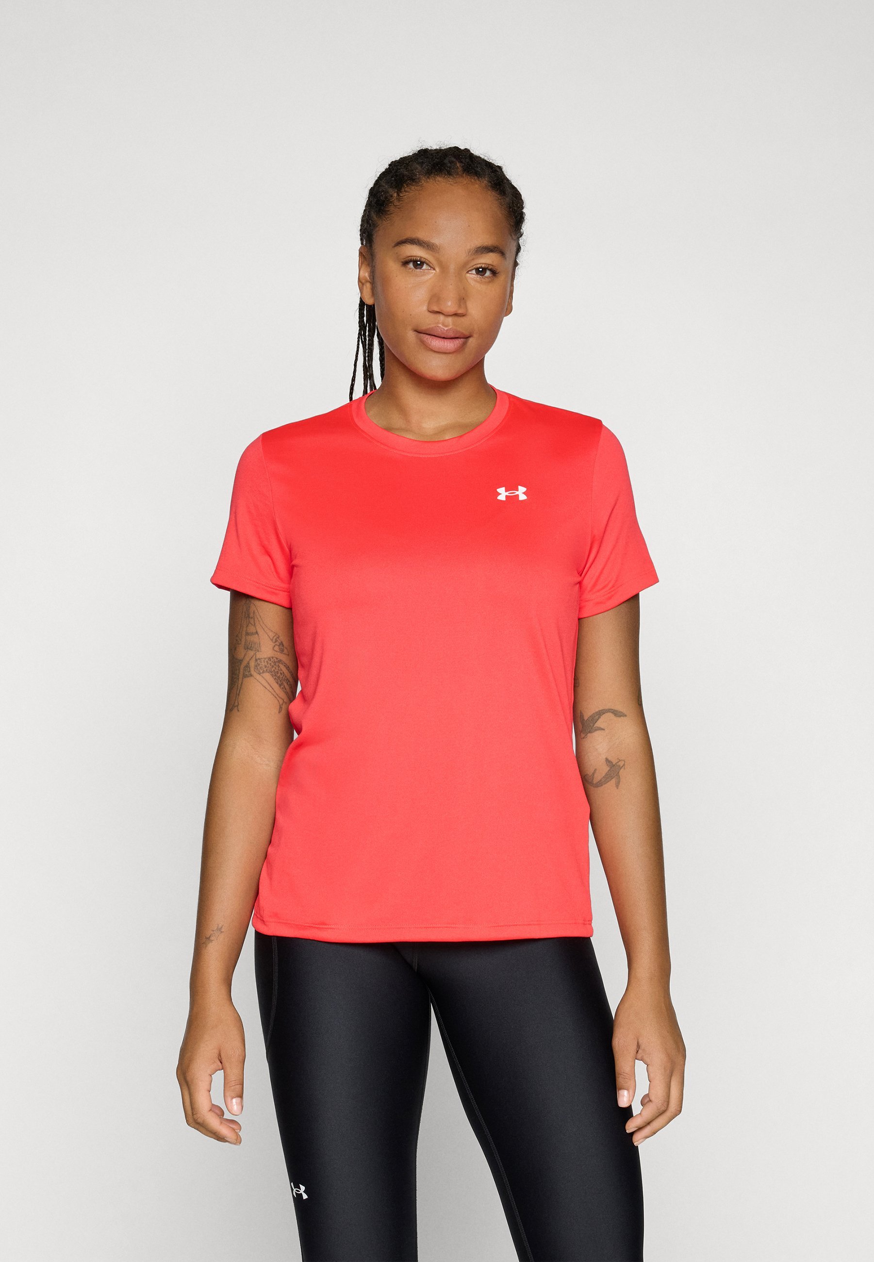 Koszulka sportowa Under Armour TECH SSC - SOLID - w kolorze czerwonym