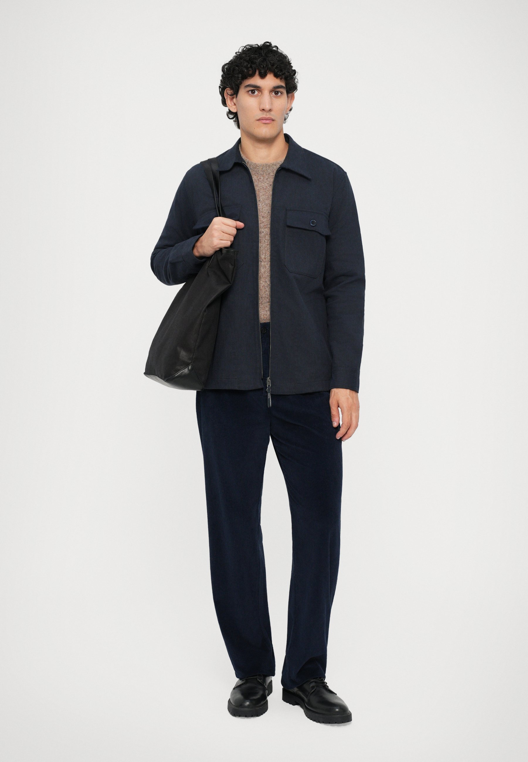 120% Lino HERENJACKET - Zomerjas - middernacht