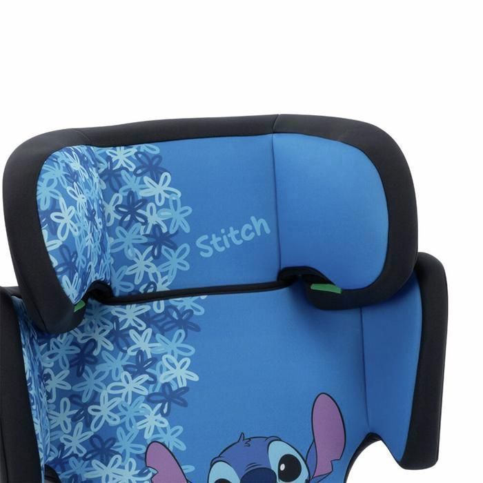 Seggiolino auto BEBECONFORT Hera i-Safe i-Size Booster, con cintura di sicurezza, Gruppo 2/3, da 3,5 a 12 anni, Disney Stitch