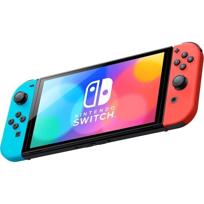 Nintendo Switch OLED 64GB Azul - Reacondicionada - Buen estado