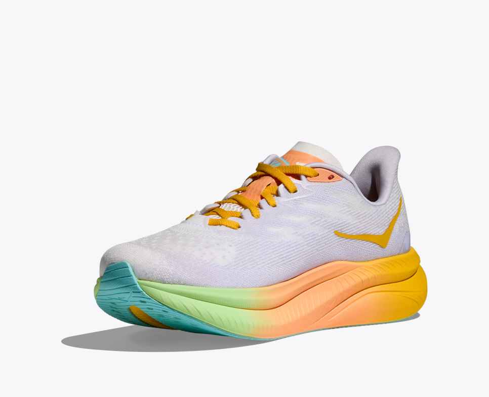 HOKA Mach 6 Frost / Resplandor de luz estelar