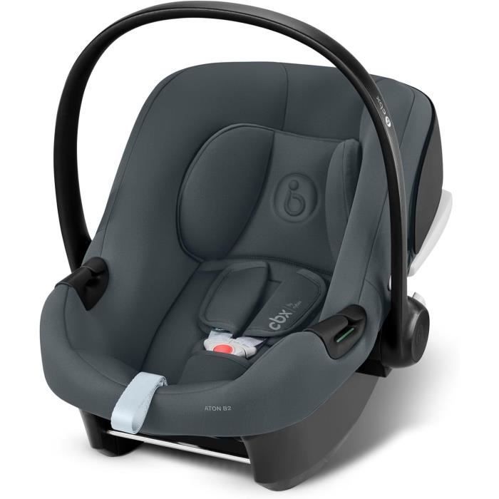 Silla de coche Aton B2 i-size Cbx de Cybex - 45 a 87 cm - desde el nacimiento hasta 13 kg - hasta 2 años - Base One incluida - Gris