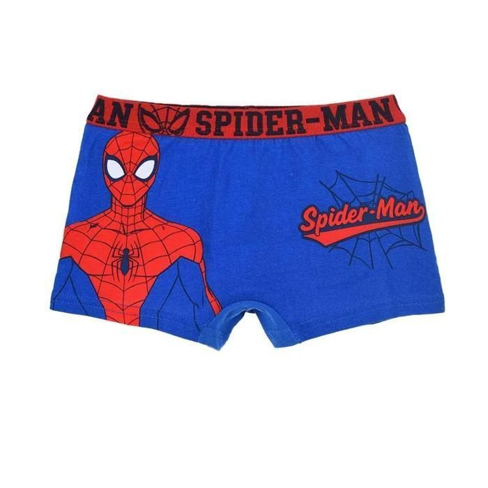 Paquete de 4 calzoncillos bóxer de algodón de Spider-Man para niños, 