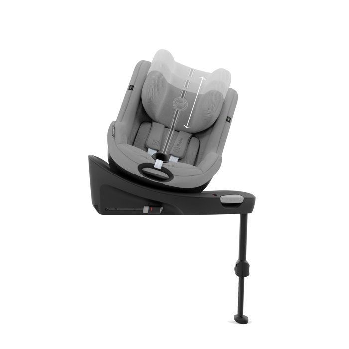Cybex Sirona G Gold car seat - 61 to 105 cm - birth up to 19 kg - 3 months to 4 years - Stone grey (Plus)